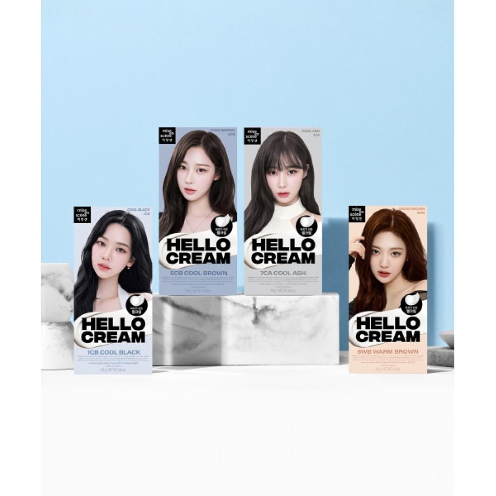 Miseenscene New Hello Cream 125g 1 Pack 08 10WLB warm light brown