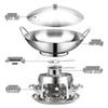 Portable Stainless Steel Alcohol Hot Pot