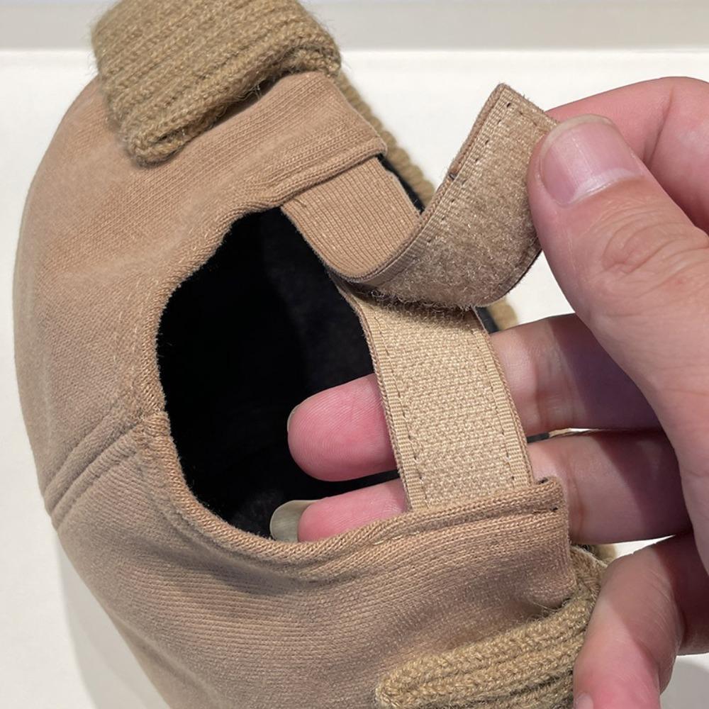 Solid Color Hip-hop Hat Adjustable Melon Skin Caps Casual Brimless Hat  Autumn Winter