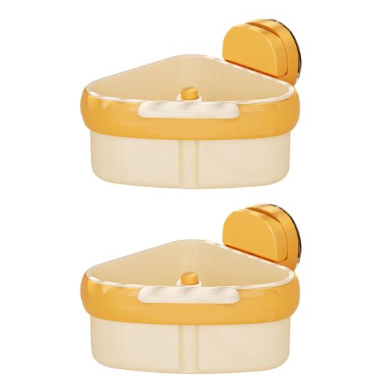 Suction Cup Kitchen Sink Strainer Basket Large Capacity Simple Installation Corner Sink Trash Catcher Sponge Holder