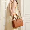 Cowhide Woven Handbag Genuine Leather Single-shoulder Hand-carry Crossbody Commuter Bag