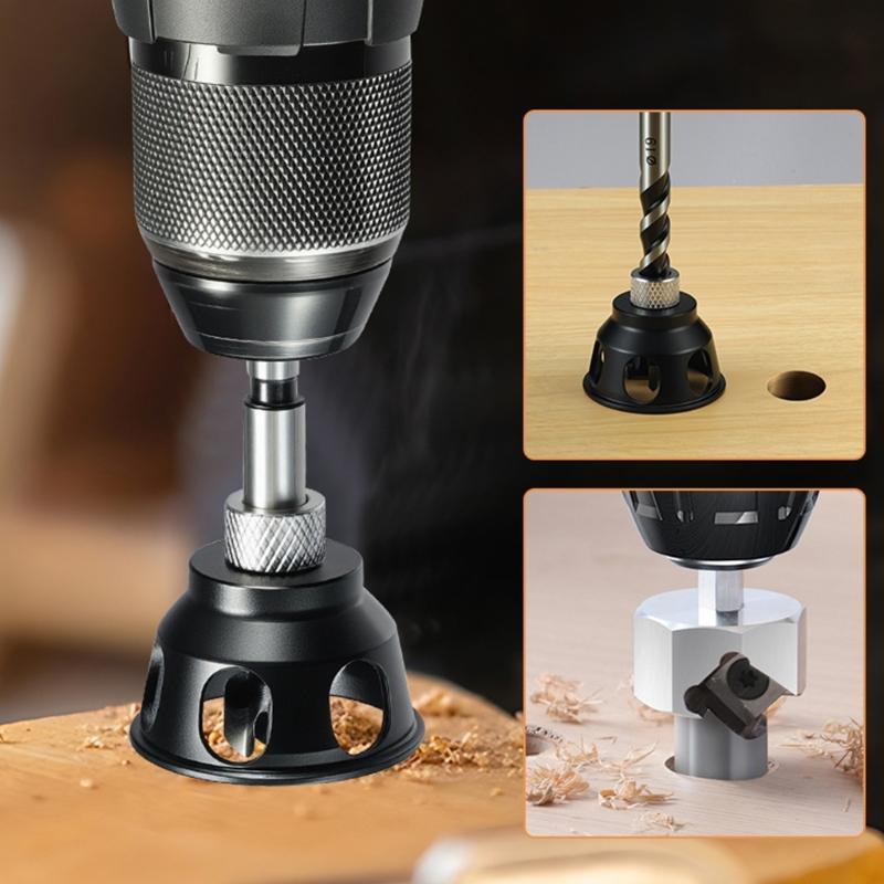 Vertical Drill Guide Fixtures Pocket Hole Jig Positioner Straight Angle Guide Locator Doweling Jig Hole Puncher