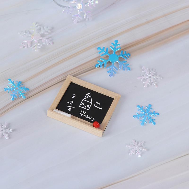 Miniatury modelu domečku pro panenky 1 ks mini tabule 1:12 doplňků do dětského pokoje pro kutily