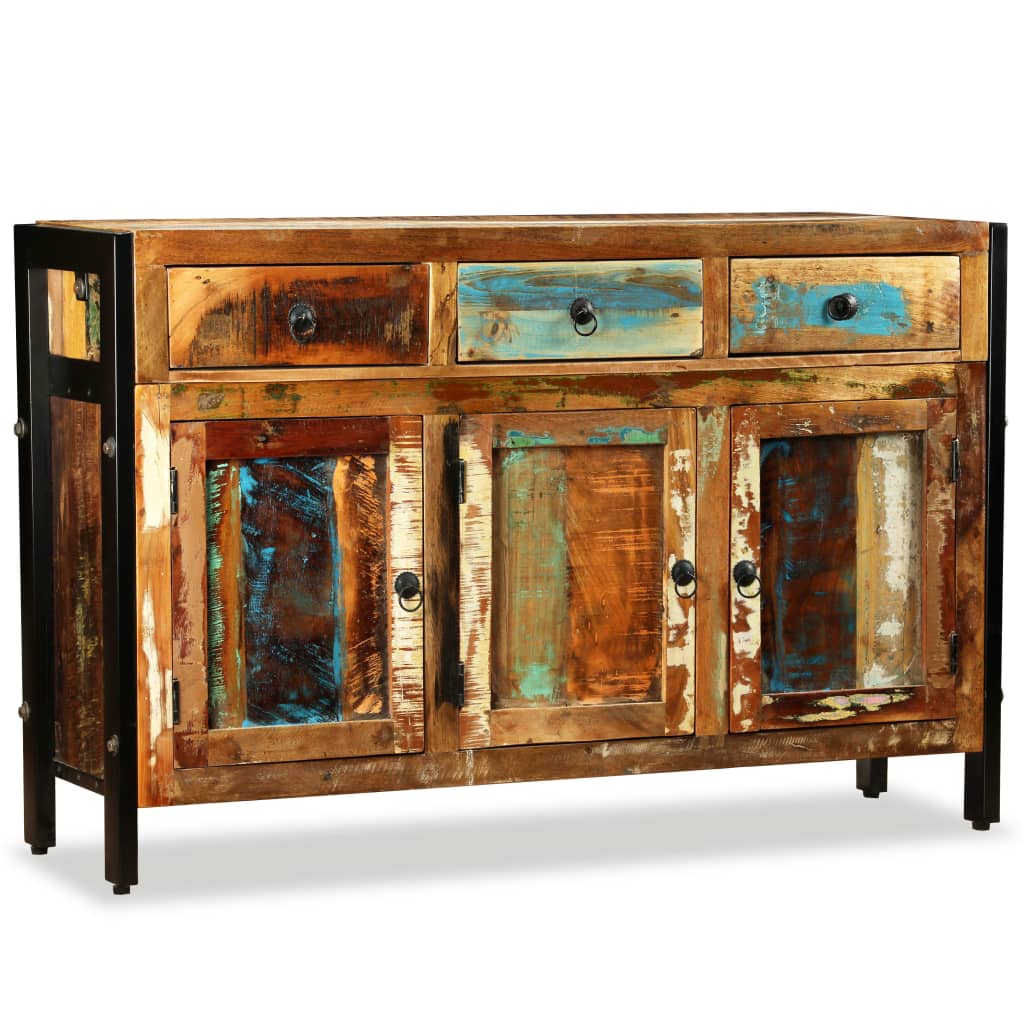 Vidaxl Komoda Z Drewna Odzyskanego, 120 X 35 X 76 Cm