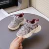 Children's sports shoes spring 2025 new light casual soft sole versatile pair of net shoes dad shoes male and female students
