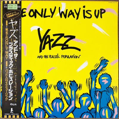 12inch Record YAZZ  THE PLASTIC POPULATION  Only Way Is Up S12170 INSIDEOUT 1988 Japan Dance  Electronica Used
