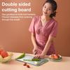 Stainless Steel Plastic Double-sided Multifunctional Cutting Board Vegetables And Meat Chopping Cutting Board Two Sides