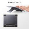 Sanwa Supply Aluminum Tablet Stand (Black) PDA-STN35BK