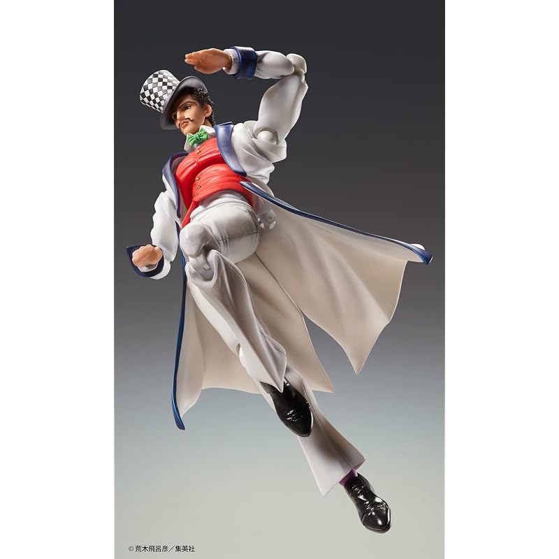 Super Action Statue "JoJo's Bizarre Adventure Part 1" "Will A. Zeppeli" Approx. 160mm PVC & ABS & Nylon Painted Action Figure