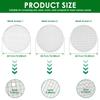 4/6Pcs Soil Sieve Set Stainless Steel Garden Soil Sieve with 3/6/9mm Filter Mesh Rust Resistant Compost Sifter Garden Accessory