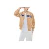 New MLB Varsity Series Jacket Men's Beige Yellow 3AJPV1334-50BGS