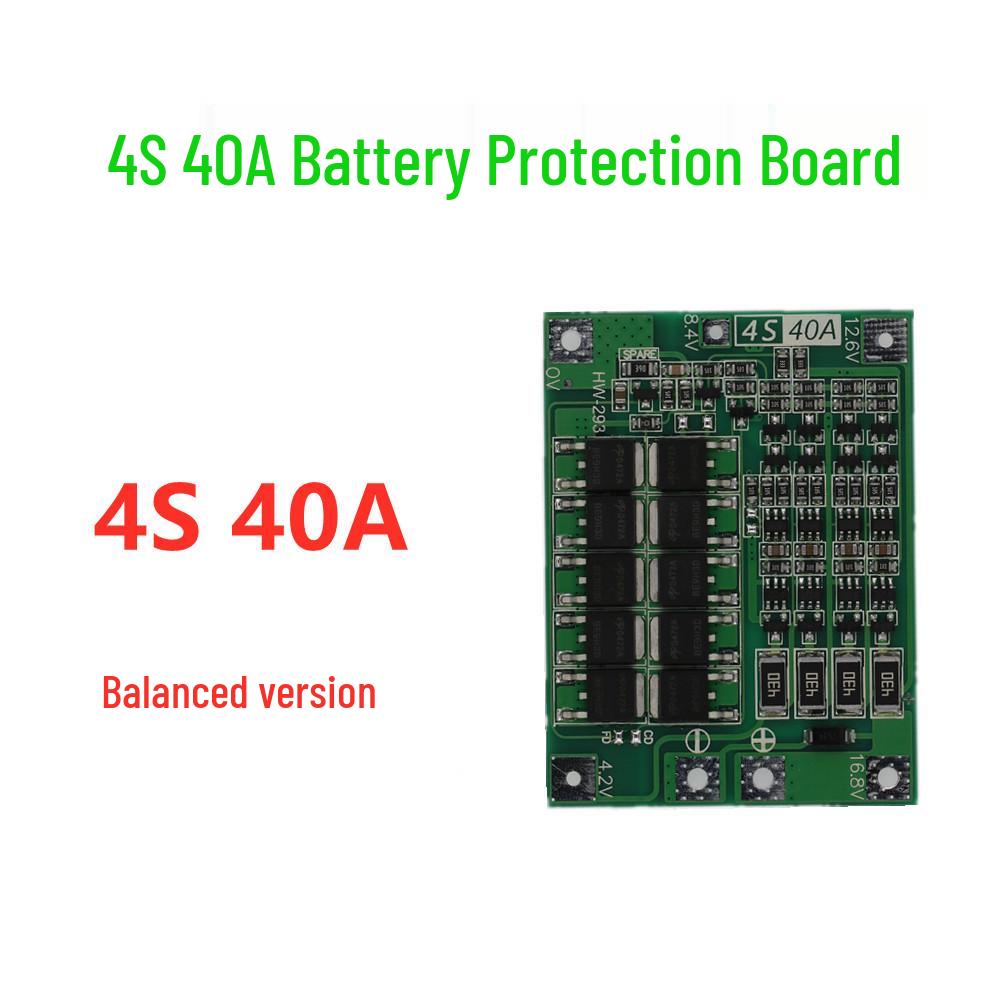 3-String 11.1V 12.6V 18650 Lithium Battery Protection Board with Balancer for 40A Electric Drill