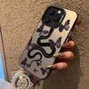 Butterfly and Snake iPhone16Pro Phone Case 15/14/13 Laser 12 Apple 11XsMax/Plus Tide x