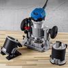 Router Base Aluminum Alloy 65mm Inner Diameter Dust Cover Wood Milling Cutter Base Trimming Machine Milling Stand