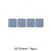 4Pcs Self-Adhesive Furniture Glides Stick-on Chair Leg Slider Bumper Pad Floor Protector for Table Sofa Carpet Tile Hardwood
