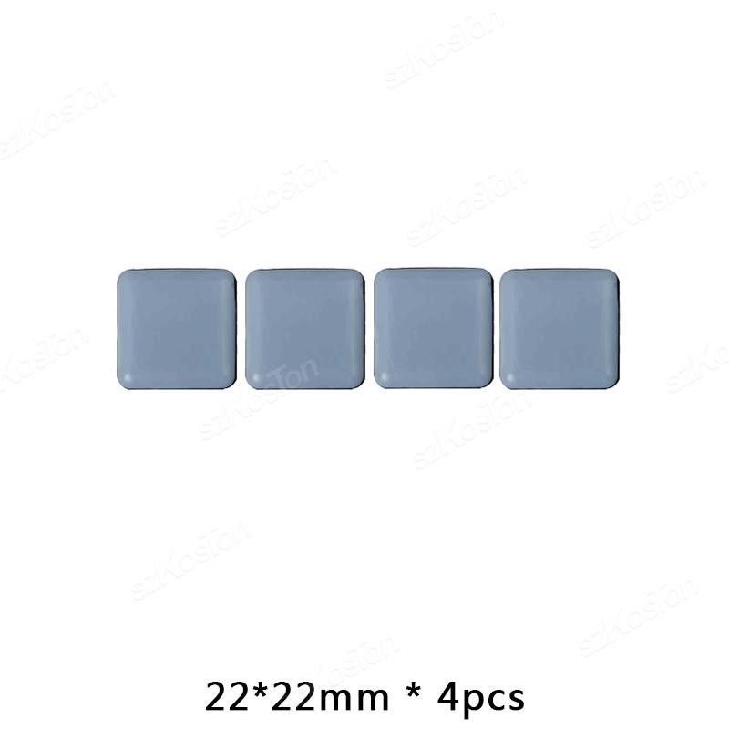 4Pcs Self-Adhesive Furniture Glides Stick-on Chair Leg Slider Bumper Pad Floor Protector for Table Sofa Carpet Tile Hardwood