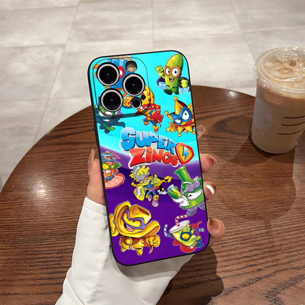 

Cartoon Super Zings Phone Case For 17 Pro Max Iphone 14 16 Pro Max 12 15 Plus 13 Pro 11 Xr X Xs Back Cover iPhone13 Pro