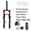 BOLANY MTB Supension Rebound Adjustment Double Air Fork 26/27.5er/29er Magnesium Alloy Travel 100mm  32 RL Bike Accessories