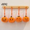 Small Halloween Decorations Pumpkin Plush Keychain Cute Spooky Stuffed Toy Pendant for Bag Charm Keys Soft Mini Doll Hanging Ornament Festival