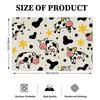4pcs/6pcs Rectangular Cow Table Mats - Cow Print Placemats Suitable for Home,, Restaurants, Heat-Resistant Durable Fabric, Easy-to-Clean Cow-Themed Pa