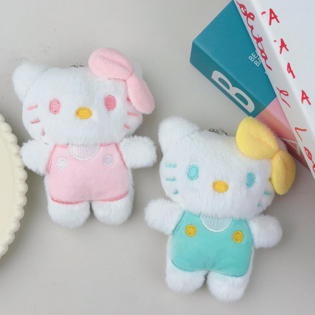 Hello Kitty Kitten Plush Keychain Charm