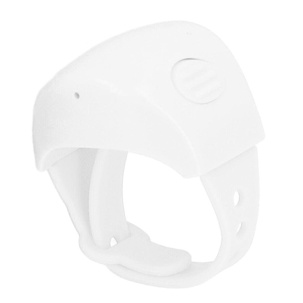 Kamera Fernbedienungsring Klicker ABS 30mah Einstellbare Fernbedienung App Page Turner für Smartphone Weiß