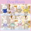 Hoodie Bunny Plush Keychain Toy Doll Cute Gift For Kids And Backpack Decoration