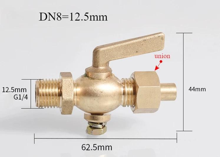 BSPP 1/8 1/4 3/8 1/2 3/4 Brass Two-way Cock Feamle Male Thread Cock  Valve Pressure Gauge Flexible Joint Welding Switch Marine