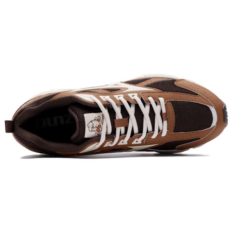 Mizuno Slip Resistant, Abrasion Resistant, Breathable Low top Rubber Running Shoes Unisex Umber Sneakers D1GH223016