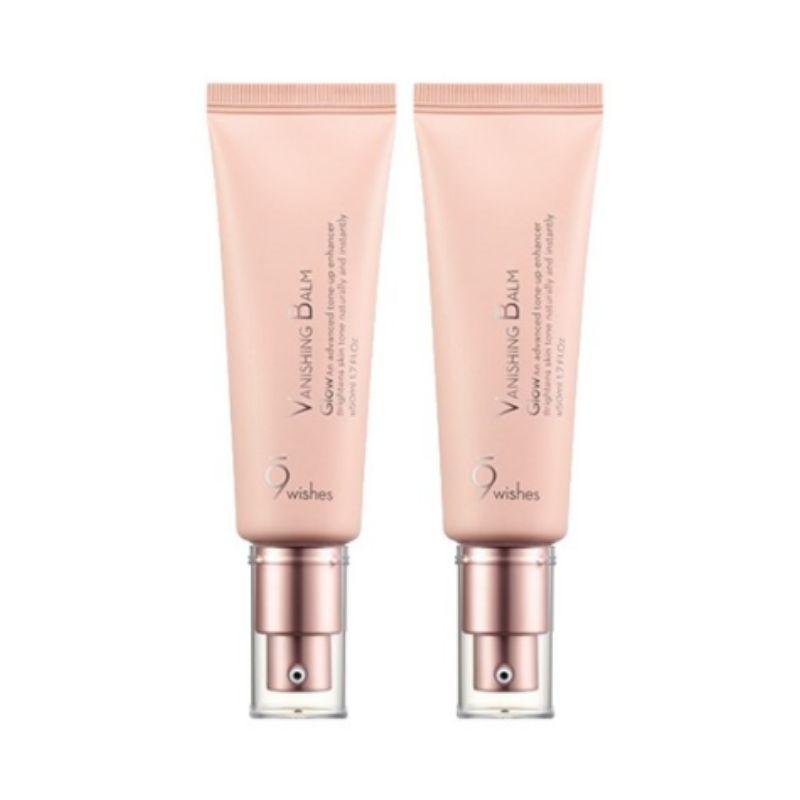 9Wishes VB Glow CC Cream 50ml x 2pcs – Brightening Color Correcting CC Cream Value Set
