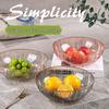 Abay PET Plastic Imitation Glass Fruit Plate