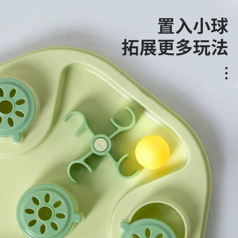 Cat Puzzle Feeder Toy - Slow Feed Interactive Maze Dry Food Treats ABS Material Indoor Use