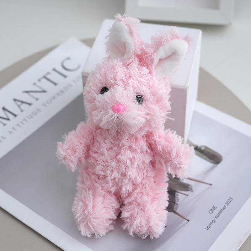 White Charming Rabbit Plush Toy Realistic Bunny Design Perfect For Baby And Play Kids