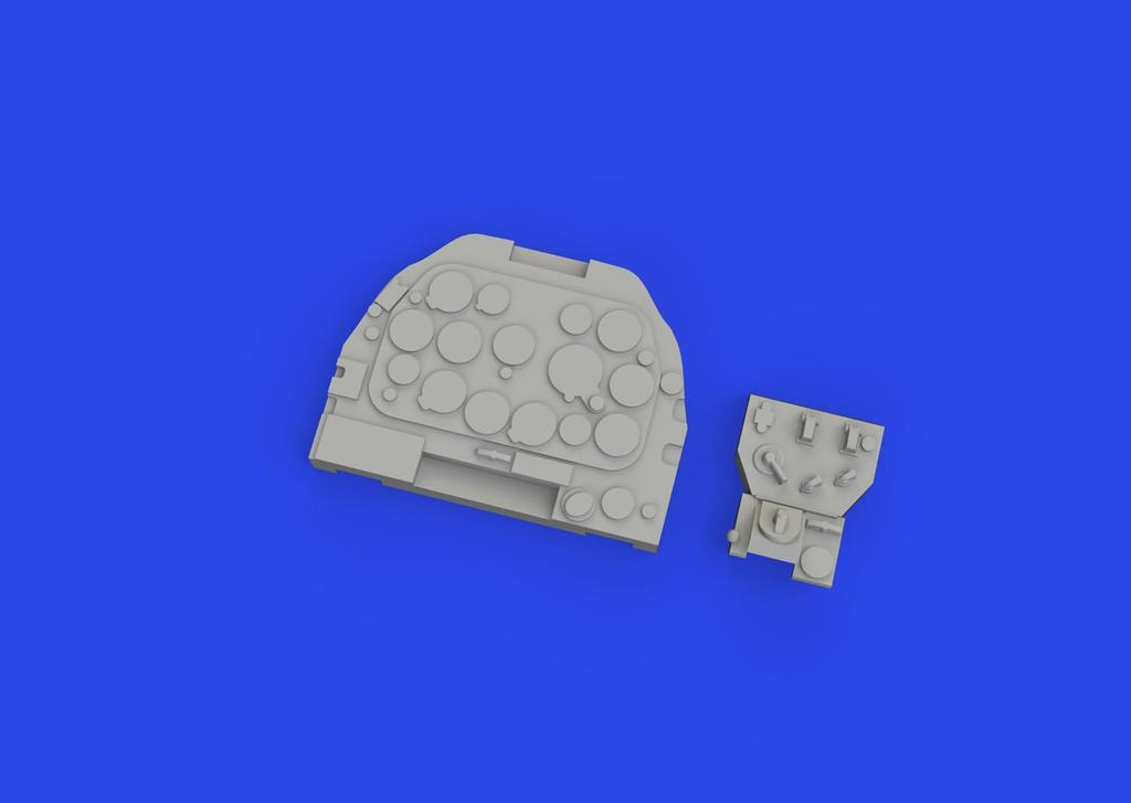 Eduard 1/72 Scale Look P-51D-5 Instrument Panel (for Eduard) Plastic Model Parts EDU674012