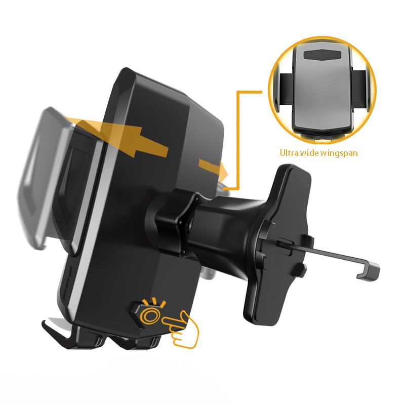A080+X158 Universal Hook Type Car Air Outlet Phone Holder 360 Degrees Rotatable Bracket