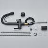 Purification Water Kitchen Faucet Black 360° Rotating Filter Water Faucets Pull Out Sprayer 3 Ways Hot Cold Water Mixer Tap