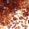 10-100pcs/lot Amber Color Acrylic Beads Oval Heart Pumpkin Shape Loose Spaced Beads For DIY Charms Bracelet Necklace Accessories