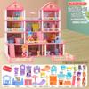 Diy Doll House Children Dream Princess Big Castle Villa Birthday Gift Play House Toys