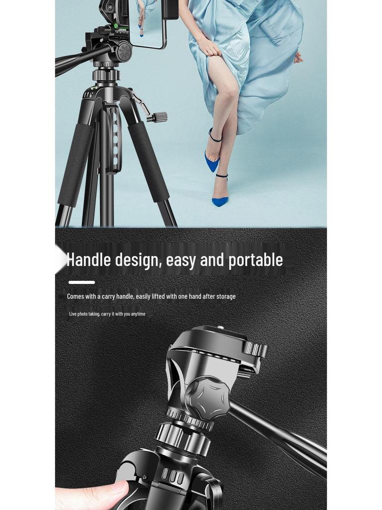 2024 Universal Phone Holder with Fill Light for Live Streaming and Outdoor Content Creators
