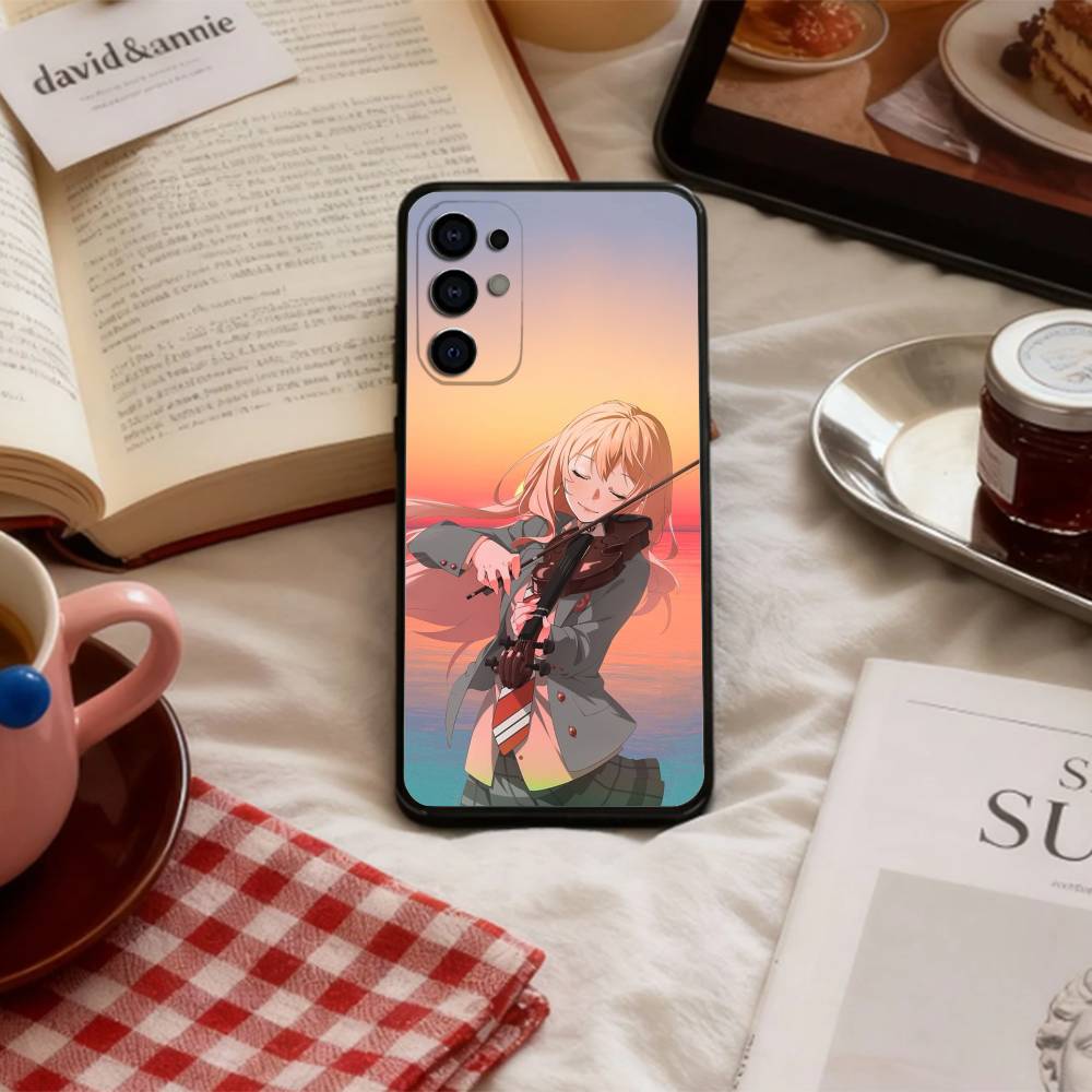 Sad A-Anime Your Lie in April   Phone Case For Samsung S 25,24,23,22,30,21,10,9,Ultra,Plus,Lite,FE,4,5 G Soft Black Case