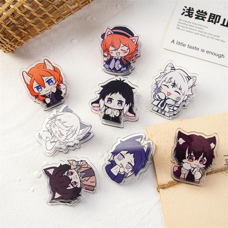 HD Anime Cartoon Acrylic Snack Sealing & Memo Clip - Cute & Versatile