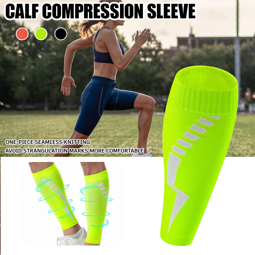 1 pièce Manches de compression pour mollet Manchon de compression pour jambe Chaussettes de compression sans pied Support pour mollet Chaussettes pour jambe Pour Football Course à pied