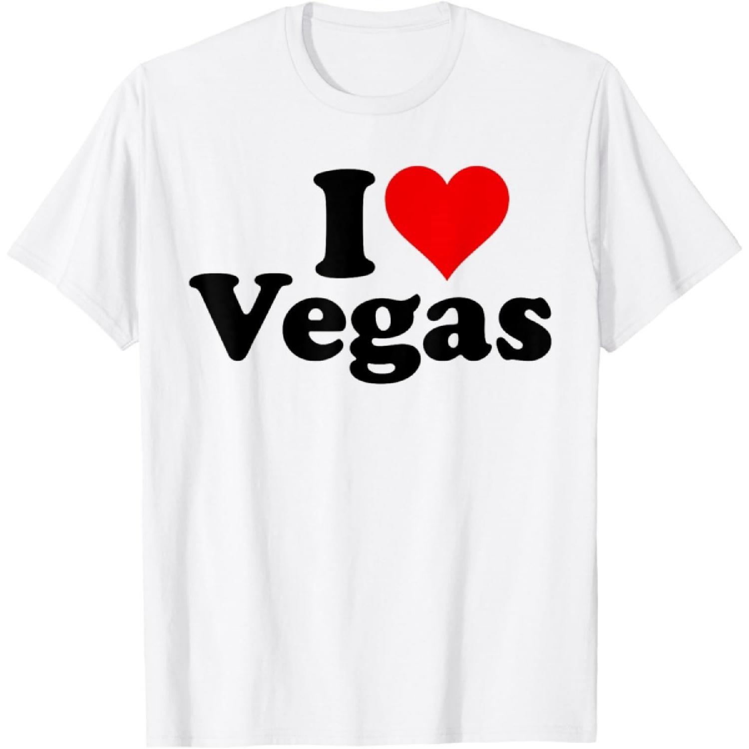 I HEART LOVE LAS VEGAS NEVADA T-Shirt XXXXXL белый