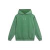Li Ning Sports Lifestyle Series Letter Print Hooded Sweatshirt Unisex Sweatshirt Cool-Pine-Green AWDT383-1