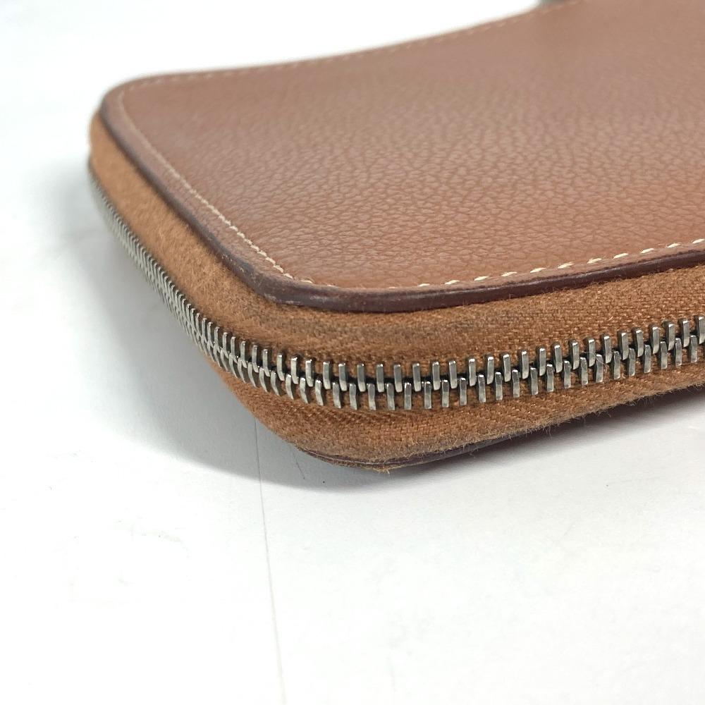 Hermes Zip Around Zip Ungo Horse Compact Wallet Billfold Folded Wallet