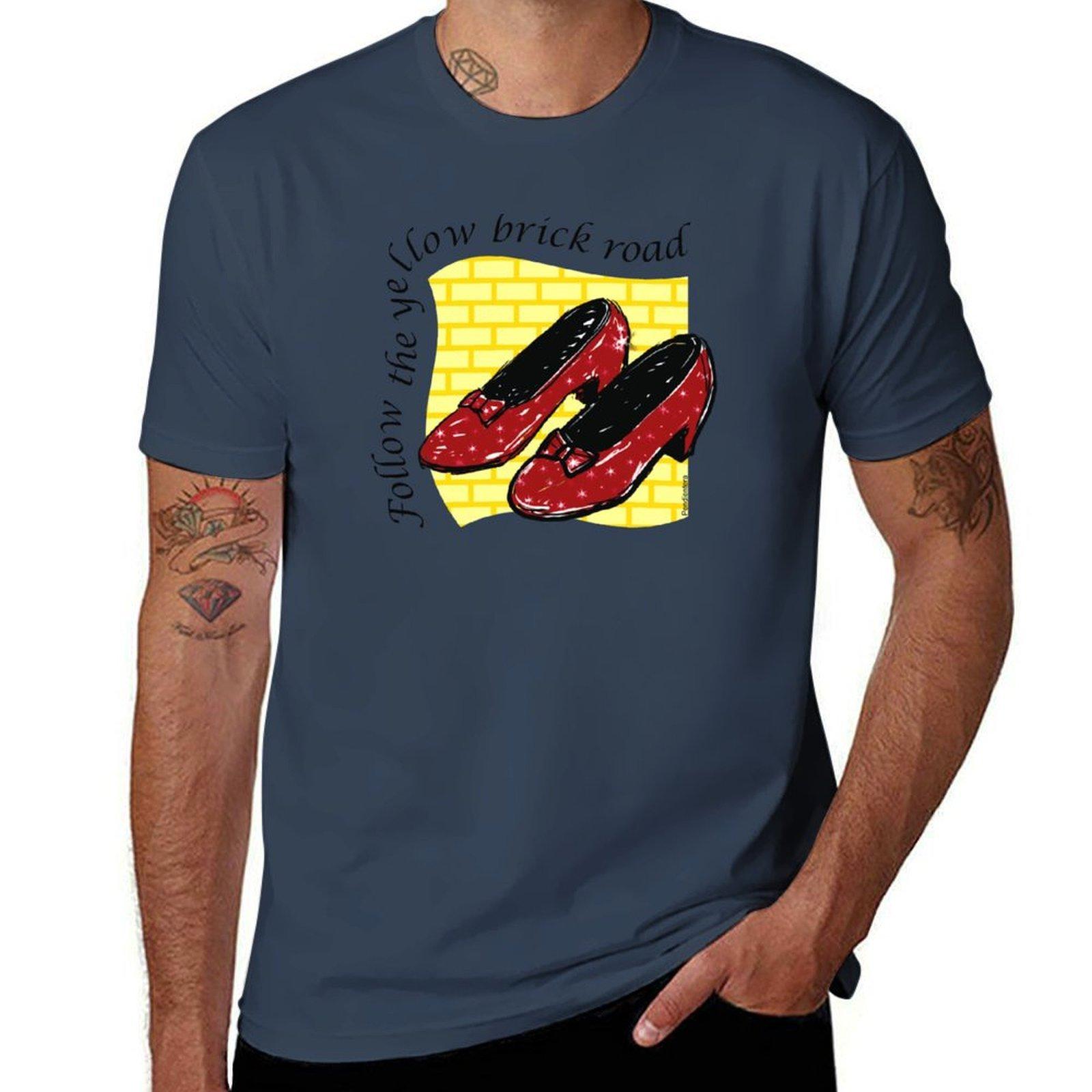 Follow the yellow brick road TShirt Moisture Control Sports Tee S