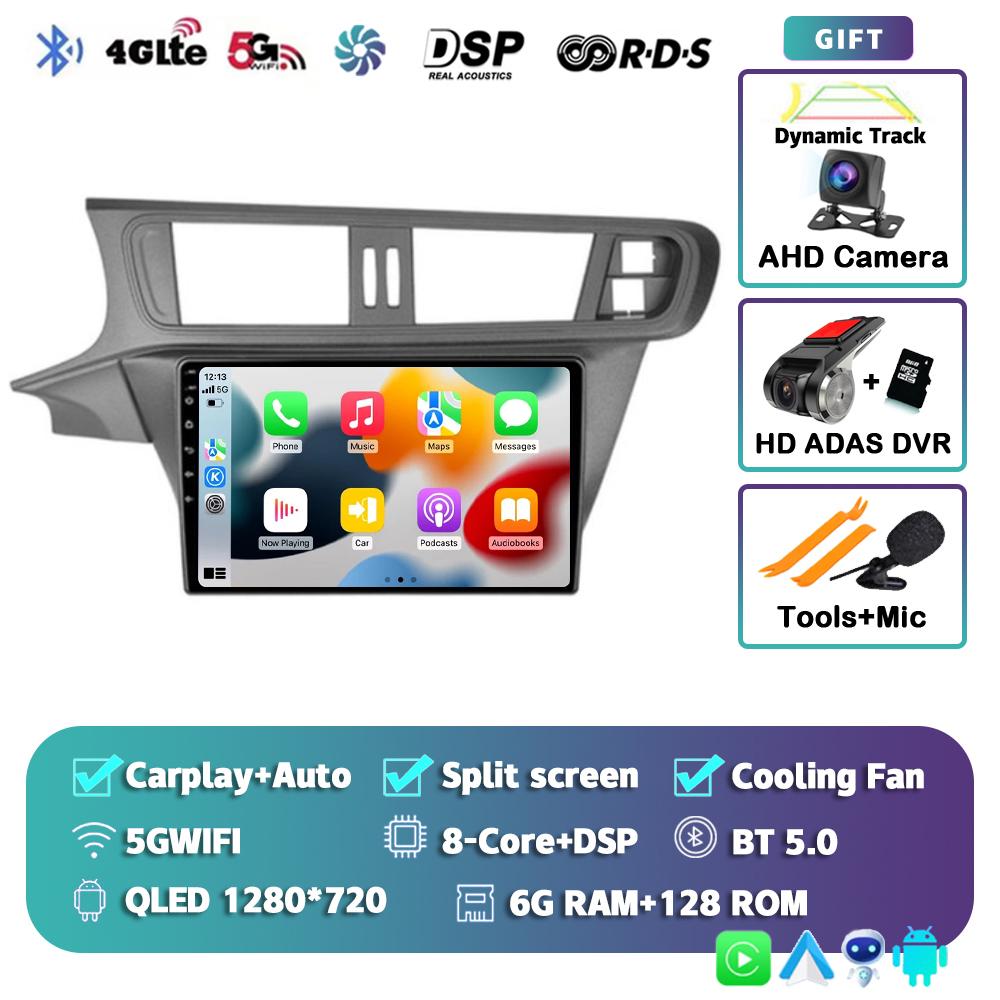 Android 14 Carplay Auto For Citroen C3-XR 2010-2018 Car Radio Multimedia Video Player Navigation GPS Stereo Head Unit Wifi+4G BT
