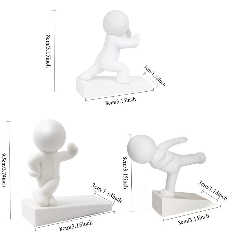 Flexible Movable Door Stopper with Non-Slip Base, Decorative Design for Wall & Floor Protection, Perfect Home Gift