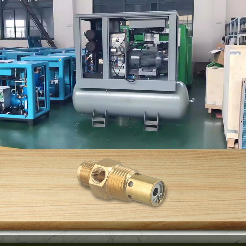 Gold Color Air Compressor Valve Brass Check Valve Male Threaded Valve Bleed Air