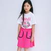 [mardimercredi] KIDS WAFFLE SKIRT VVD_PINK